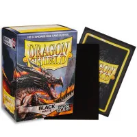 протекторы Dragon Shield (66 х 91 мм., 100 шт.): Black NonGlare Matte / Черные матовые (без бликов)