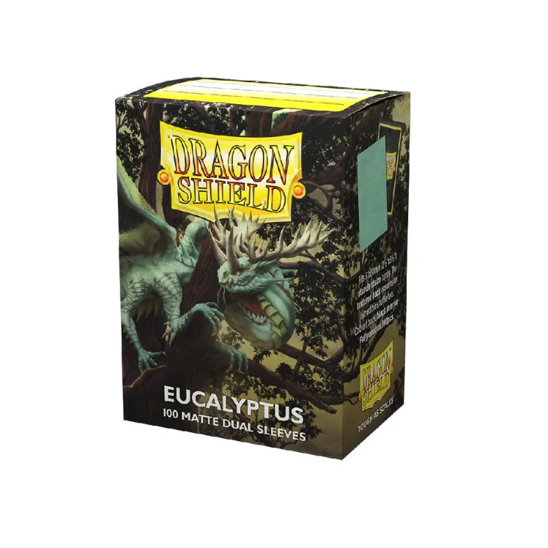 протекторы Dragon Shield (66 х 91 мм., 100 шт.): Eucalyptus Dual Matte / Эвкалиптовые двойные матовые