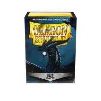 протекторы Dragon Shield (66 х 91 мм., 100 шт.,): JET Matte / Чёрные матовые, с вкраплением