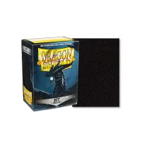 протекторы Dragon Shield (66 х 91 мм., 100 шт.,): JET Matte / Чёрные матовые, с вкраплением