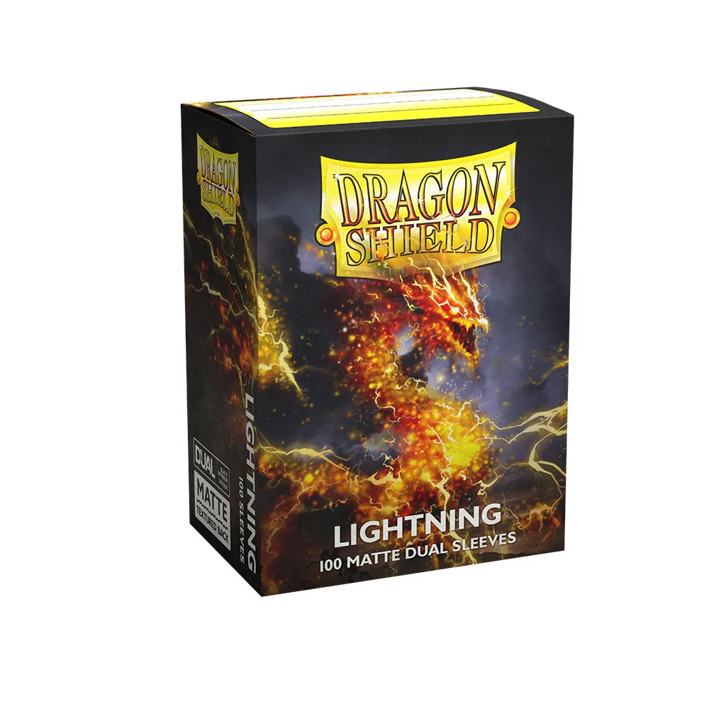 протекторы Dragon Shield (66 х 91 мм., 100 шт.): Lightning Dual Matte / Огненные двойные матовые