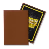 протекторы Dragon Shield (66 х 91 мм., 100 шт., матовые): Umber Matte / Коричневые
