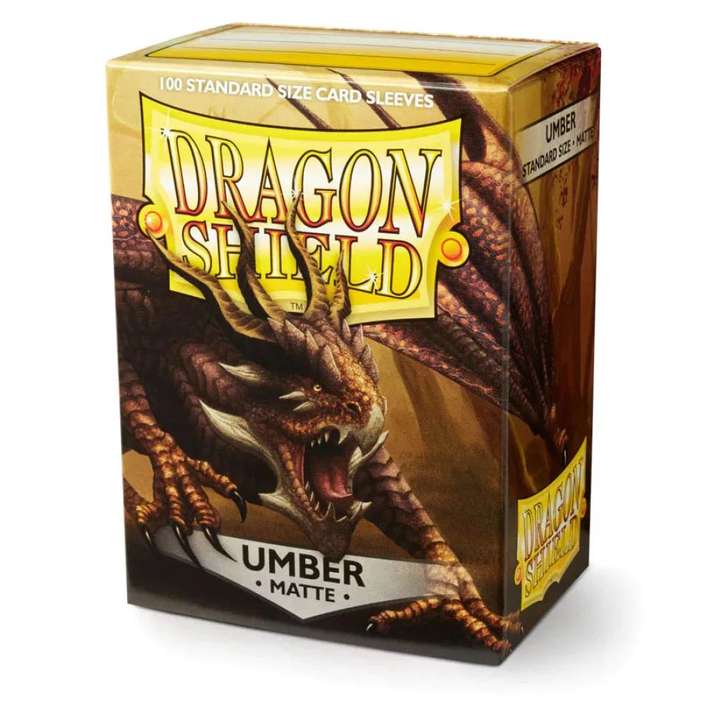 протекторы Dragon Shield (66 х 91 мм., 100 шт., матовые): Umber Matte / Коричневые