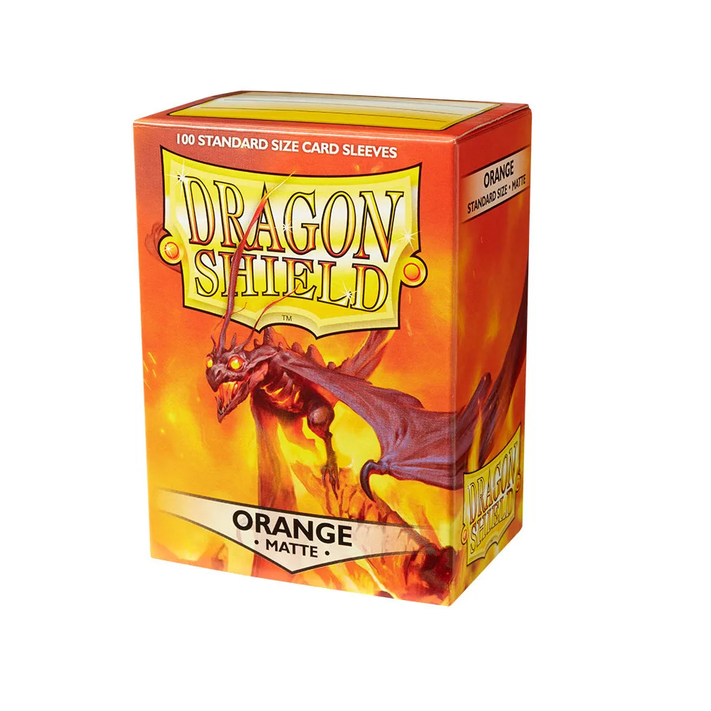 протекторы Dragon Shield (66 х 91 мм., 100 шт.): Orange Matte / Оранжевые матовые