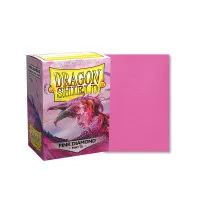 протекторы Dragon Shield (66 х 91 мм., 100 шт.): Pink Diamond Matte / Розовые матовые