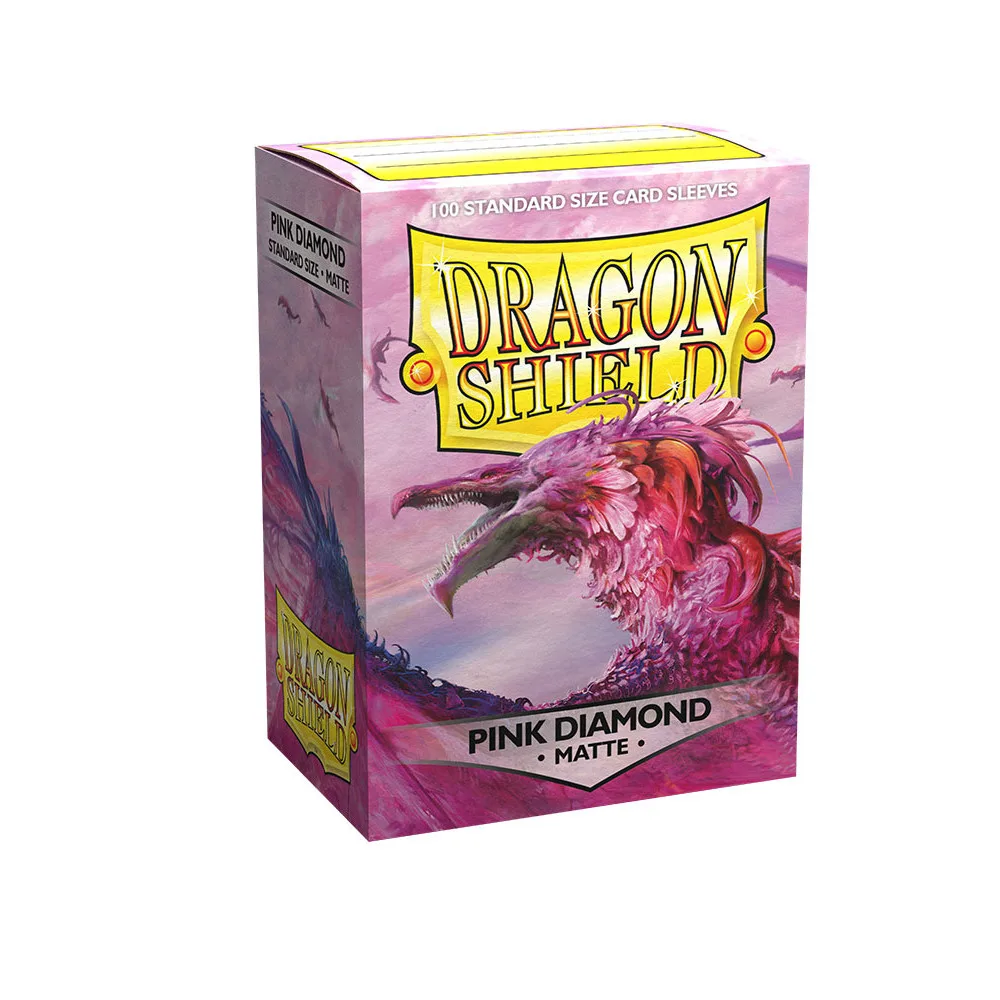 протекторы Dragon Shield (66 х 91 мм., 100 шт.): Pink Diamond Matte / Розовые матовые