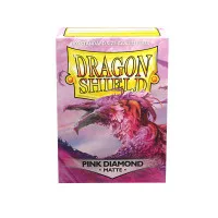 протекторы Dragon Shield (66 х 91 мм., 100 шт.): Pink Diamond Matte / Розовые матовые