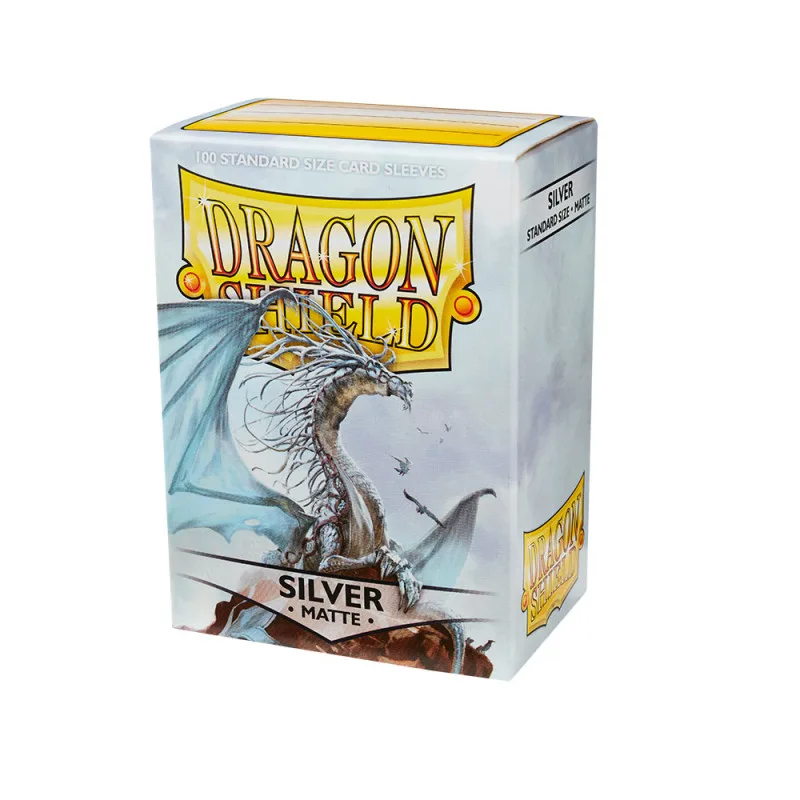 протекторы Dragon Shield (66 х 91 мм., 100 шт.): Silver Matte / Серебряные матовые