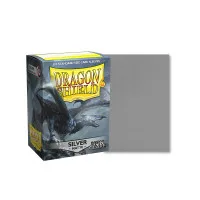 протекторы Dragon Shield (66 х 91 мм., 100 шт.): Silver NonGlare Matte / Серебярные матовые (без бликов)