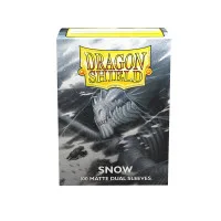 протекторы Dragon Shield (66 х 91 мм., 100 шт.): Snow Dual Matte / Снежные двойные матовые