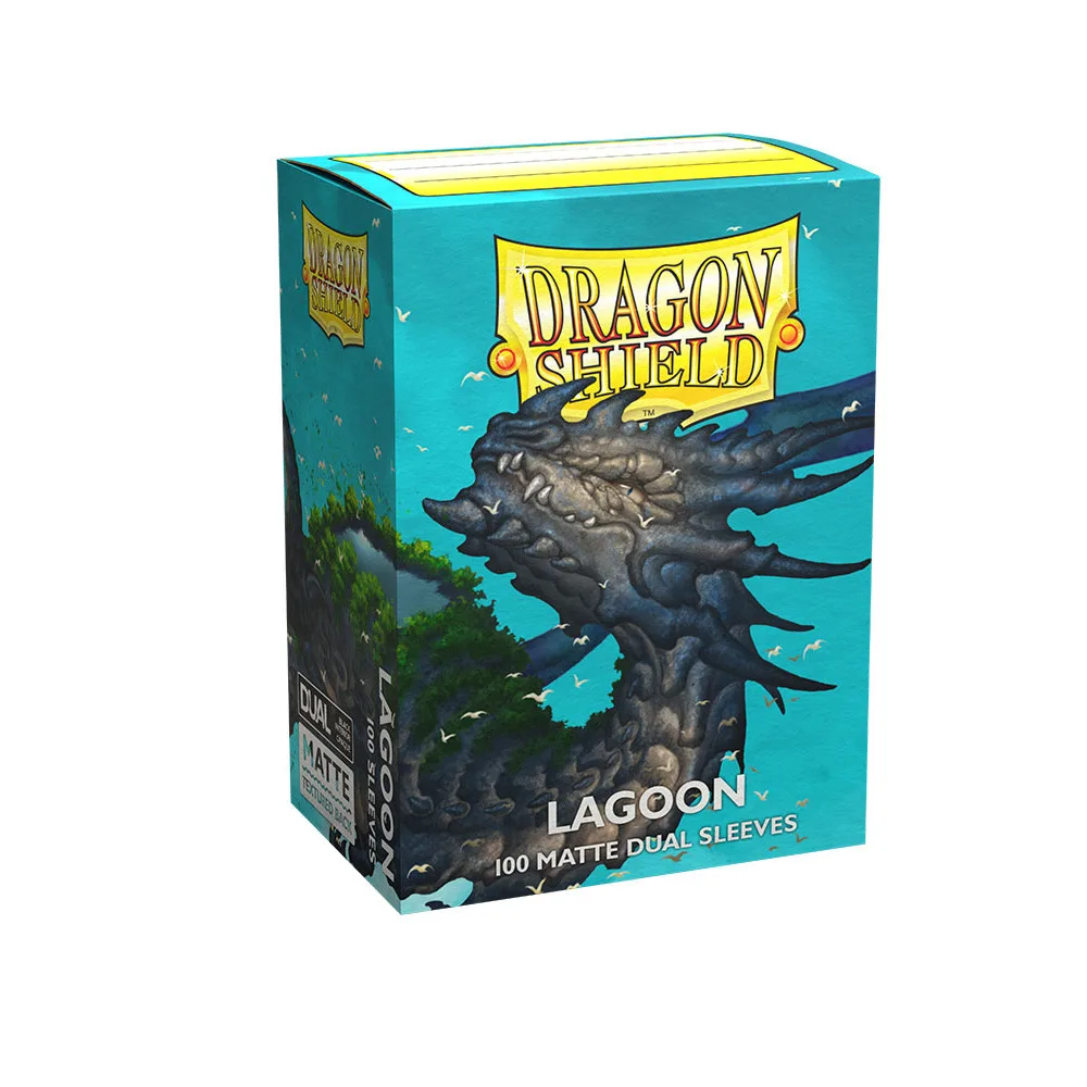 Протекторы Dragon Shield Dual Matte (66 х 91 мм., 100 шт.): Lagoon / Цвета морской волны