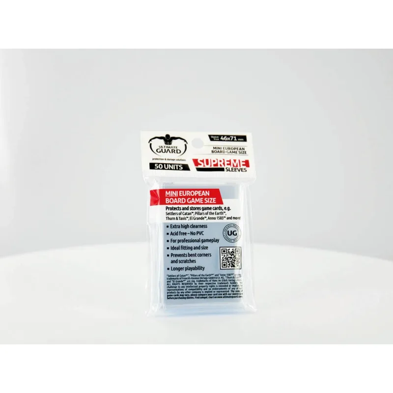 протекторы Ultimate Guard Mini Euro (46 х 71 мм., 50 шт.)